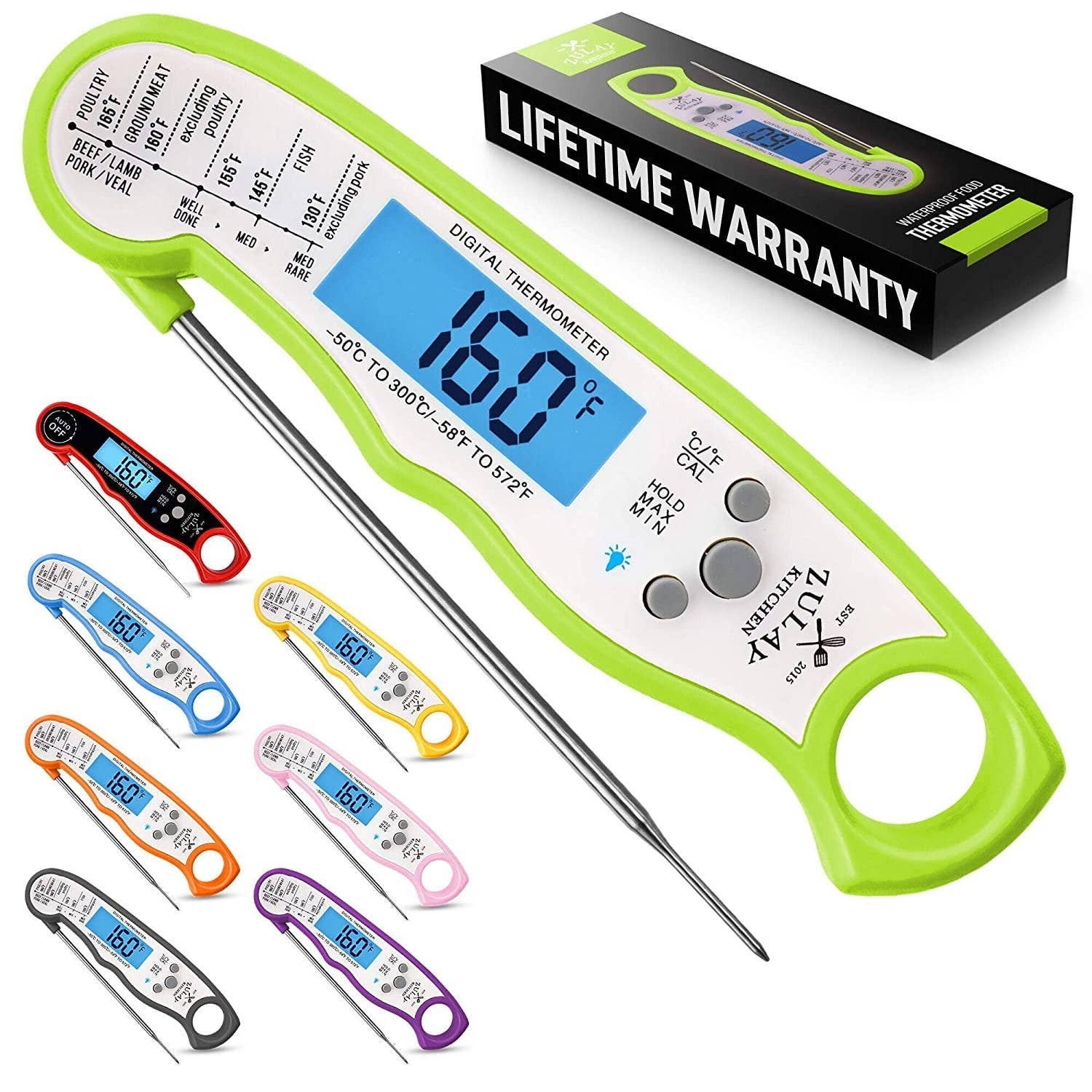 Digital Instant Read Meat Thermometer With Highly Accurate